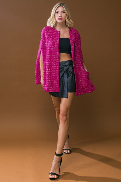 sunset-dance-tweed-capelet Flying Tomato-Sophia's Style-8